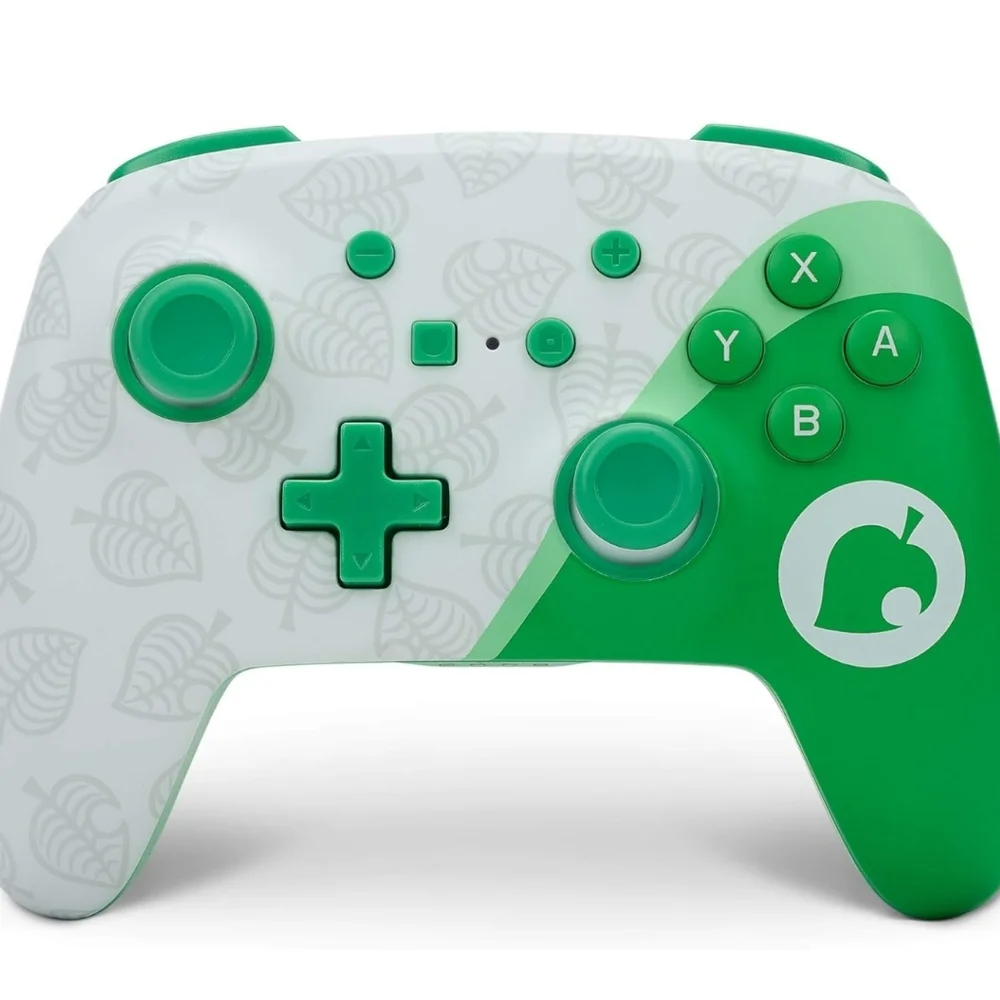Nintendo Switch PowerA Enhanced Wireless Cintroller Animal Crossing Edit…